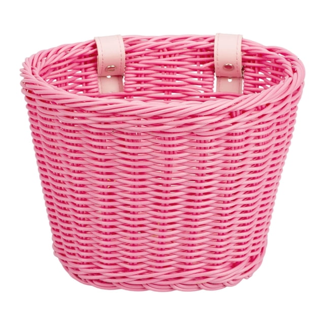 Handwoven Front Handlebar Storage Rack for Organized Bike Accessory Display and Decoration