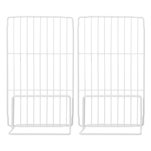 2pcs Congélateur de cloisonnement Diviseur de fil de fer Divisateur de séparateur de plateau