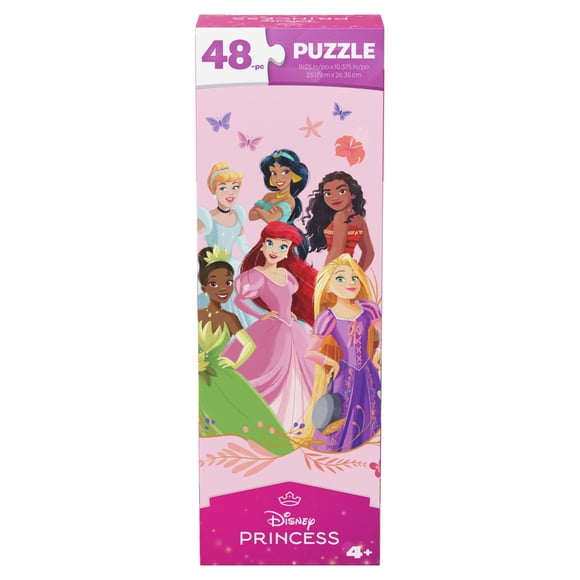 Spin Master Games, Disney Princess, Puzzle de 48 pièces, puzzle pour enfants, jouets pour filles et garçons d'âge préscolaire, à partir de 4 ans
