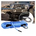 thumbnail image 2 of 15m 6mm/7mm Towing Winch Cable Rope String Line Synthetic Fiber 5800lbs/7700lbs/9300lbs for ATV UTV SUV 4X4 4WD ,Wide Applicability, 2 of 7