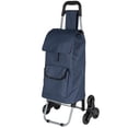thumbnail image 1 of Mainstays Stair Climber Shopping Cart with front pocket, Polyester, 1 of 9