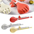 thumbnail image 4 of Pince de Cuisine en Silicone pour Barbecue Salade Pain Poignée en Acier Inoxydable, 4 of 12