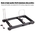 thumbnail image 4 of Rdeghly Computer Case,For ITX Case,DIY Open Frame Heat Dissipation Aluminum Alloy Computer PC Case Chassis for ITX (Black S), 4 of 10