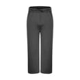 thumbnail image 3 of Erwazi Sweatpants for Men Wide Leg Drawstring Elastic Waist Open Bottom Athletic Pants Solid Casual Comfy Running Trousers with Pockets, 3 of 5