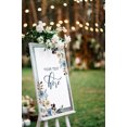 thumbnail image 4 of Darling Souvenir MADE WITH LOVE PersonalizedWelcomeBannerPainted Flower With Border,Custom Text Poster Party CollectionWelcomeSignGreat For Wedding, Birthday, Engagement Party- 18x12, 4 of 5