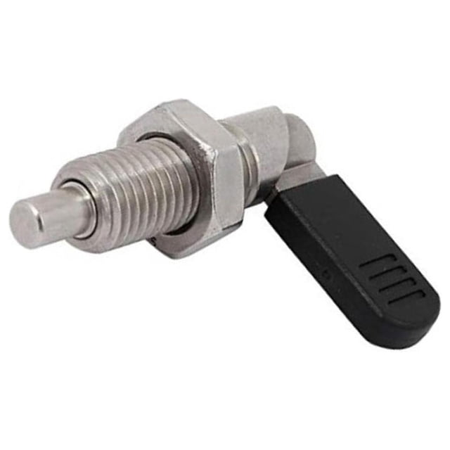 Transemion Plongeurs d'Indexage en Acier Inoxydable L Verrous de Verrouillage Filetage Fin Argent M16-6 1Ensemble