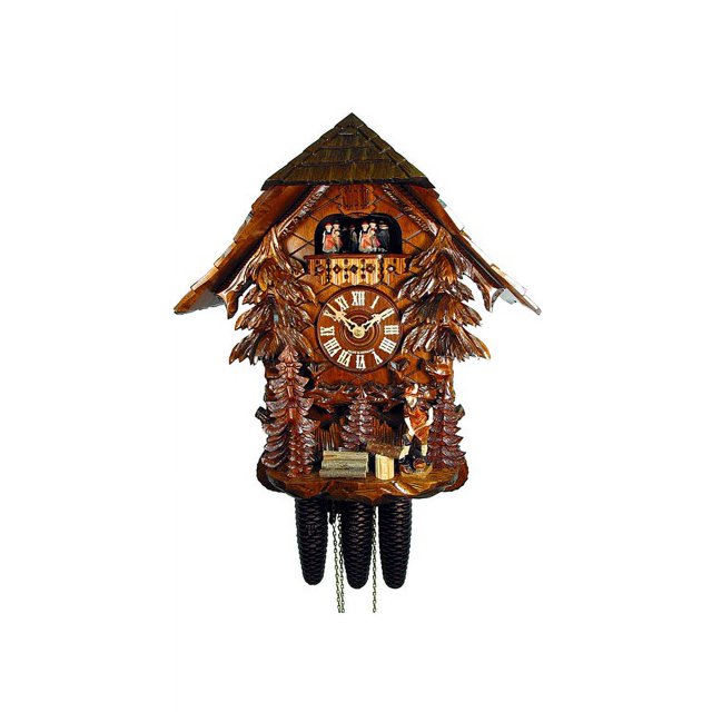 Horloge Coucou Maison Forêt Noire, Bûcheron