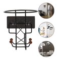 thumbnail image 3 of FRCOLOR Support de Casque 1 Pce Support de Casque Mural Multifonctionnel Rangement Sans Perçage Support Suspendu, 6,69 Pouces X 5,12 Pouces X 2,76 Pouces, 3 of 5