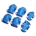 thumbnail image 1 of Roller Skating Protective Gear, Good Cushioning Knee Elbow Pad Guards  For Outdoor Sports Blue, 1 of 8