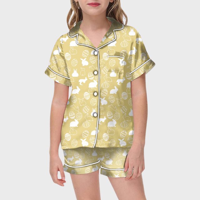 WEAIXIMIUNG Kid DIY Hand Painted Homewear Set Colouring Pajama Sets For And Girl Can Play With And Wea 150