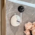 thumbnail image 1 of Punch Free Suction Cup Hook with L Shaped Handle for Cabinets, Glass Doors, and Bathroom Storage, 1 of 3