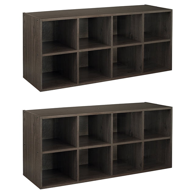 ClosetMaid 5081 Poste de Rangement pour Chaussures de Garde-Robe à 8 Boîtes, Espresso (Lot de 2)