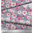 thumbnail image 3 of Soimoi Polyester Crepe Fabric Cosmos Floral Print Fabric by The Yard 52 Inch Wide, 3 of 3