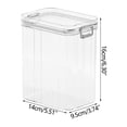 thumbnail image 3 of Bdday Storage Bin Sealed Storage Tank for Cereals Large Storage Box Kitchen Food Storage Dry Fruit Tea Sealed Tank Clear Storage Containers, 3 of 3