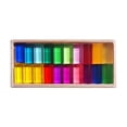 thumbnail image 2 of Baohd Cube Blocks Set Smooth Rainbow Acrylic Cubes for Christmas Birthday Toddlers B Style A, 2 of 6