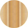 thumbnail image 1 of Ahgly Company Tapis Rond Lavable en Machine Intérieur Transitionnel Orange, 3 Pieds Rond, 1 of 7