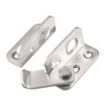 thumbnail image 3 of Unique Bargains Flip Door Latch 201 Stainless Steel 45x40mm Gate Latch Left Open Hasp Sliding Lock with Padlock Hole, 3 of 4