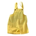thumbnail image 1 of Plebaso Girls Summer Sleeveless Solid Color Casual Suspender Romper Spaghetti Strap Shorts Jumpsuit With Pockets, 1 of 6