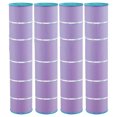 thumbnail image 1 of Hurricane Filters HF7482-04P Platinum Purple Pool Filter Cartridge for Unicel C-7482, Filbur FC-0820, Jandy Industries CL580, CV580, and More, 4-Pack, 1 of 7