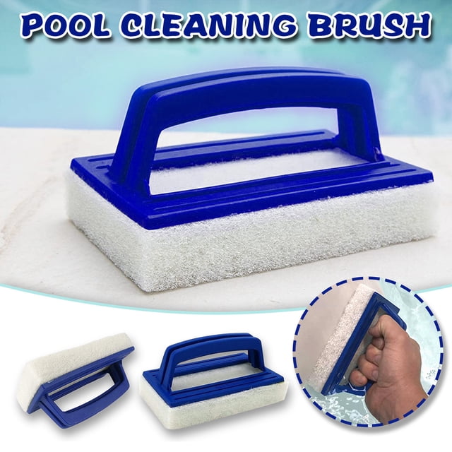 Yhmxh Brosse à Récurer à Main pour Piscine, Éponge à Main pour Piscine, Éponges à Récurer Robustes, Brosse Éponge, Brosse à Récurer pour Carrelage et Murs de Piscine