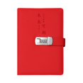 thumbnail image 4 of GUOOL Diary with Lock PU Leather Personal Locking Journal for Home Business Adults Red, 4 of 9