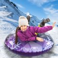 thumbnail image 3 of LJNYFDC Snowboard Inflatable Ring Heavy Duty Inflatable Snow Tube Sled Double Handles Leak Resistant Valve Winter Outdoor Toy for Kids and Adults, 3 of 7