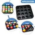 thumbnail image 3 of Milisten Billiard Balls Holder Table Pool Balls Tray Plastic Billiard Tray Billiard Balls Storage Tray, 3 of 6