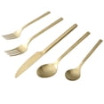 thumbnail image 2 of Better Homes & Gardens 20-Piece Holden Stainless Steel Flatware Set, Gold, Service for 4, 2 of 5