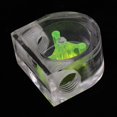 thumbnail image 2 of lionlar 1x G1/4 Water Meter Piece semicircle Acrylic Indicator 2Ways#1 Green, 2 of 5