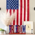 thumbnail image 3 of Fourth Of July Crafts Wooden Decorations Independence Day Home Decorations Alphabet Desktop Ornaments, 3 of 6