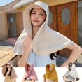 thumbnail image 4 of /chapeau de Protection Solaire Tout Autour pour Femmes, Grand Bord, Châle, Chapeau de Protection pour le Cou, 4 of 6