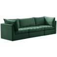 thumbnail image 1 of Meridian Furniture Jacob Sofa Modulaire en Velours Vert, 1 of 10