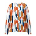 thumbnail image 5 of 2023 Chandail à Capuchon Surdimensionné pour Femmes Col Rond Mode Décontractée Manches Longues Imprimé Chandail Hauts Blouse Costumes d'Halloween/Noël Rabais de 50 % Liquidation, 5 of 5