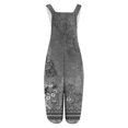 thumbnail image 4 of WILLBEST Jeans pour Femmes Combinaison d'Été Décontractée Sans Manches Imprimée Confortable avec Poches Extensible, 4 of 4