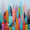 Moderne Abstrait Paysage Urbain Impression sur Toile, variante sur Qisvanset Toile Encadrée 12x16 Pouces Art Mural Ara Macao Exotique Perroquet Vintage Botanique Impression sur Toile Art de la Nature Cadeau pour la Maison