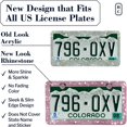 thumbnail image 3 of SNNROO Handcrafted Rhinestone Bling License Plate Frames for Women  Men 2 Pack Bedazzled Cover (Pink), 3 of 6
