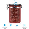 thumbnail image 2 of Garosa Coffee Container Large Airtight Stainless Steel Black Kitchen Sotrage Canister for Coffee, 2 of 7