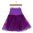 thumbnail image 2 of Birdeem Jupe Bouffante en Gaze Taille Haute Rétro d'Été à la Mode pour Femme Jupe de Fête, 2 of 6