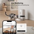 thumbnail image 5 of PETLIBRO Automatic Cat Feeder with Camera for Two Cats 1080P HD Video with Night Vision 5G WiFi Pet Feeder with Phone APP Control 2-Way Audio for Cat & Dog Low Food & Motion & Sound Alerts, 5 of 5