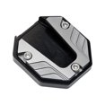 thumbnail image 3 of Motorbike Motorcycle Kick Stand Coaster Universal Easily Install Professional Accessory Aluminum Alloy Stable Replacement Study Anti Slip Grey, 3 of 8