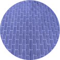 thumbnail image 1 of Ahgly Tapis Rond Lavable en Machine Intérieur Transitionnel Bleu Ciel, 8 Pieds Rond, 1 of 7