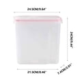 thumbnail image 2 of Wzzjkit Cereal Containers Storage, Kitchen Large Sealed Jar Grain and Miscellaneous Grain Jar Storage Jar Dry Goods Preservation Box Proof Large Capacity Storage Jar, Rice Storage Container, 2 of 2