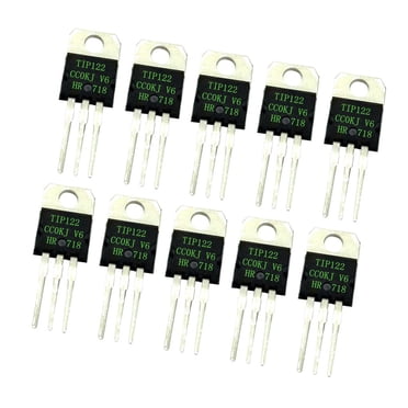10pcs TIP122 Transistor Assortment Power Transistor Semiconductor Device