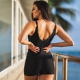 thumbnail image 3 of RELLECIGA Women's Athletic Boyleg One Piece Swimsuits Sport Bathing Suit, 3 of 8