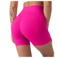 thumbnail image 5 of WEIYLL Womens Yoga Shorts Seamless Scrunch Workout Gym Solid Color Rd1 Pants L, 5 of 5