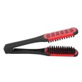 thumbnail image 3 of Double Sided Brush Clamp, Multifunctional Spring Straight Hair Hair Straightener Clamp  For Improves Hair Health Red,White, 3 of 8