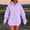 Purple, variant on Women's Solid Color Drop Shoulder Hoodie With Pockets Comfortable And Stylish Sweatshirt Top Sweatshirt for Women Behemoth Zip Hoodie Womens Sweater Zip Long Sweatshirt Hoodies for Women Casual
