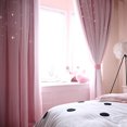 thumbnail image 3 of Agiferg Starry Sky Sheer Curtain Tulle Window Treatment Voile Drape Valance Double-deck, 3 of 6