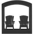 thumbnail image 2 of Village Wrought Iron NH-119 Porte-Serviettes de Chaises d'Adirondack, 2 of 4