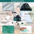 thumbnail image 4 of FDW BestPet Poussette pour Animaux 4 Roues Chic Pliable Imperméable Portable de Voyage Poussette pour Chat Chien, Porte-Gobelet, Sarcelle Chic, 4 of 7
